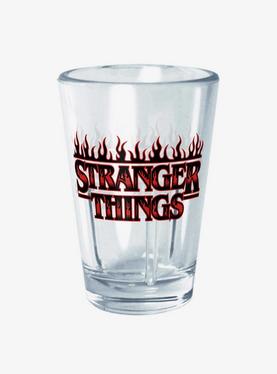 Stranger Things Flame Logo Mini Glass, , hi-res